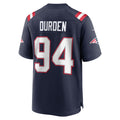 Tocy NE.Patriots #94 Cory Durden Navy Team Game Jersey