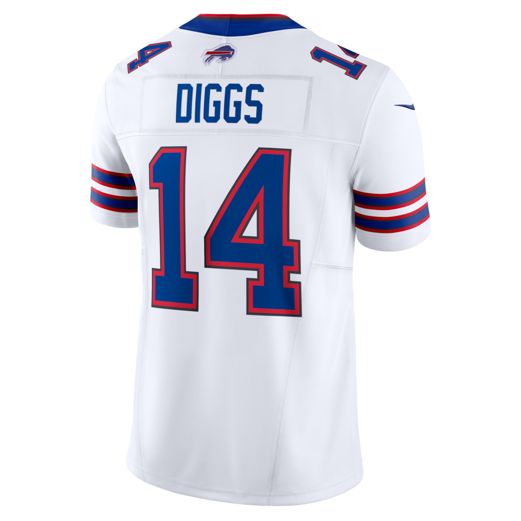 Tocy B.Bills #14 Stefon Diggs White Vapor F.U.S.E. Limited Jersey