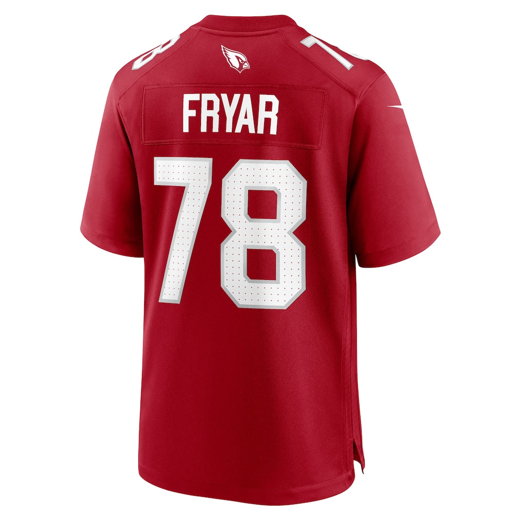 Tocy A.Cardinals #78 Josh Fryar Cardinal Team Game Jersey