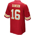 tocy KC.Chiefs #16 Len Dawson Red Game Retired Player Jersey