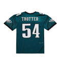 Tocy P.Eagles #54 Jeremiah Trotter Jr. Mitchell & Ness Green 2000 Legacy Throwback Replica Jersey