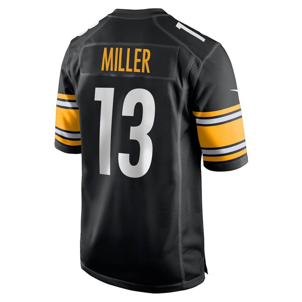 Tocy P.Steelers #13 Scotty Miller Black Game Jersey