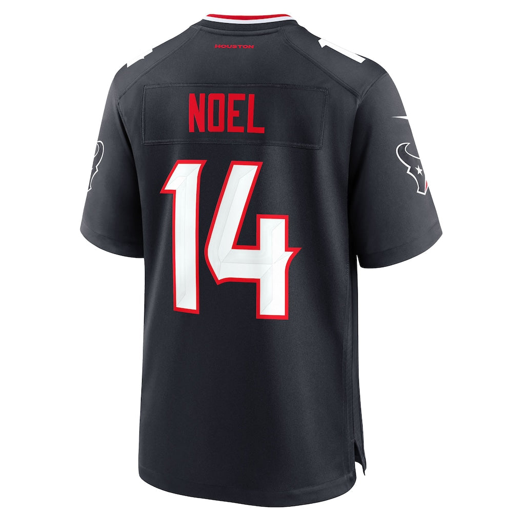 Tocy H.Texans #14 Jaylin Noel Navy Team Game Jersey