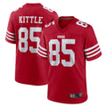 tocy SF.49ers #85 George Kittle Player Scarlet Player Game Stitched Jerseys