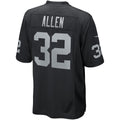 tocy LV.Raiders #32 Marcus Allen Black Game Retired Player Jersey