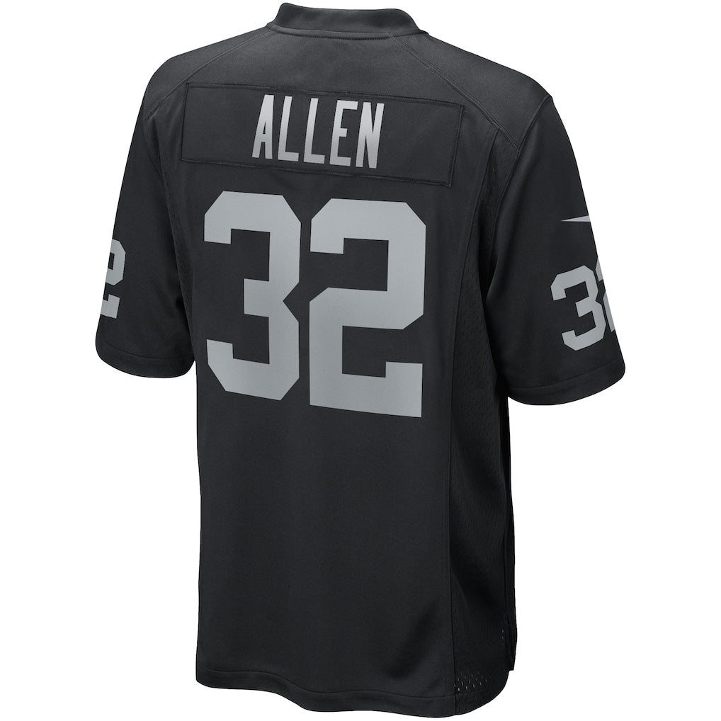 tocy LV.Raiders #32 Marcus Allen Black Game Retired Player Jersey