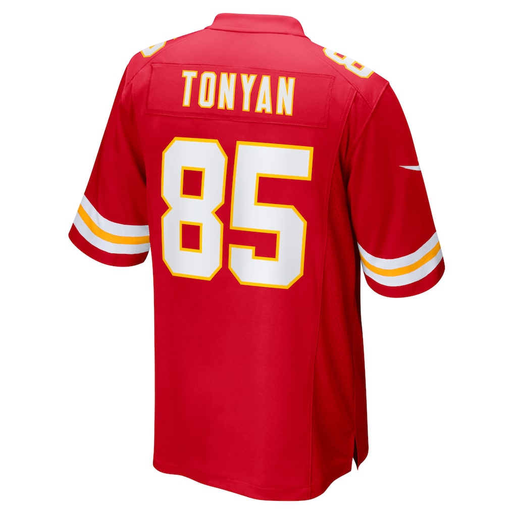 tocy KC.Chiefs #85 Robert Tonyan Red Game Player Jersey