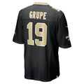 Tocy NO.Saints #19 Blake Grupe Black Team Game Jersey