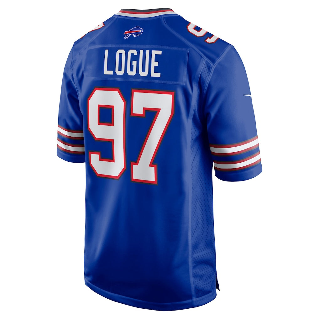 Tocy B.Bills #97 Zion Logue Royal Team Game Jersey