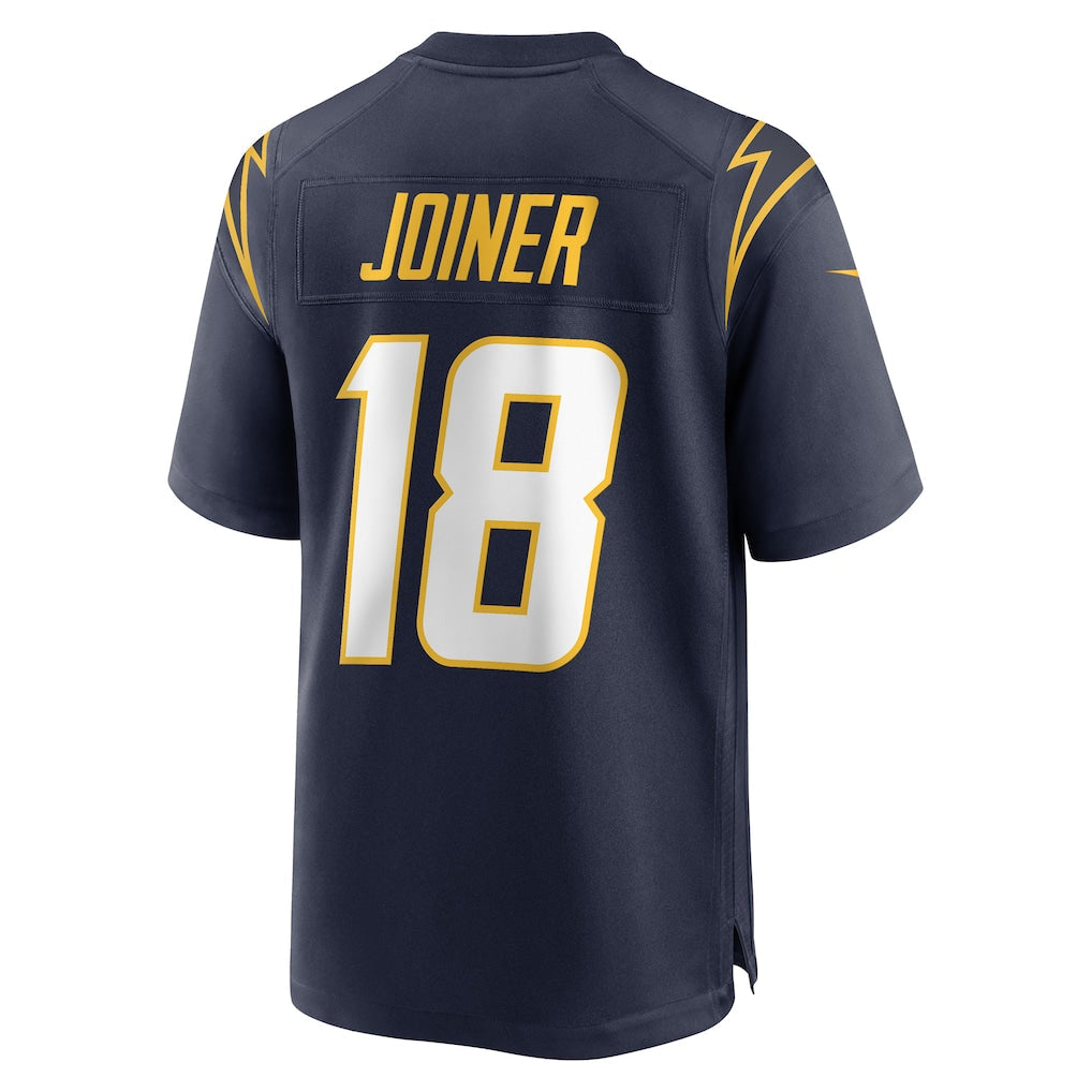 Tocy LA.Chargers #18 Charlie Joiner Navy Retired Player Alternate Game Jersey