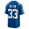 Tocy IN.Colts #33 Mike Hilton Royal Team Game Jersey