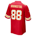tocy KC.Chiefs #88 Jake Briningstool Red Team Game Jersey