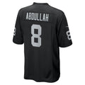 tocy LV.Raiders #8 Ameer Abdullah Black Team Game Jersey