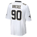 Tocy NO.Saints #90 Bryan Bresee White Game Jersey