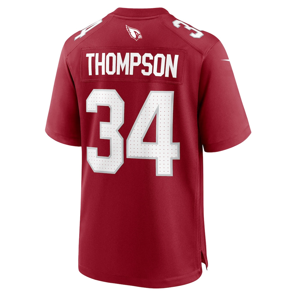 Tocy A.Cardinals #34 Jalen Thompson Cardinal Team Game Jersey
