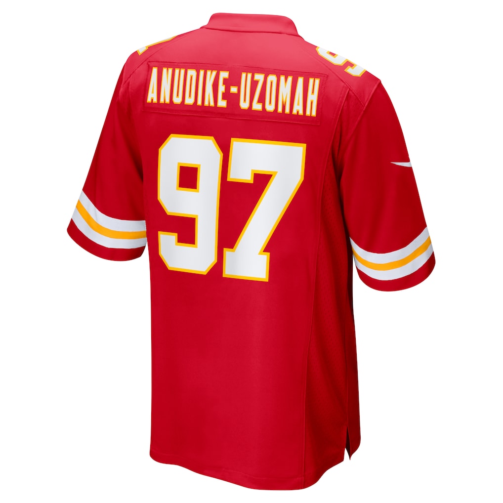 tocy KC.Chiefs #97 Felix Anudike-Uzomah Red Game Jersey