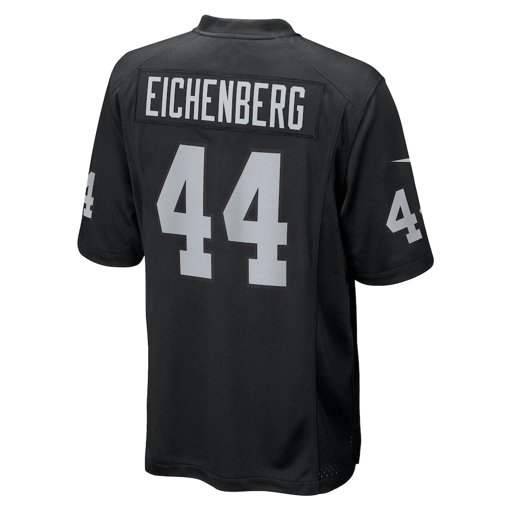 tocy LV.Raiders #44 Tommy Eichenberg Black Team Game Jersey