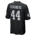 tocy LV.Raiders #44 Tommy Eichenberg Black Team Game Jersey