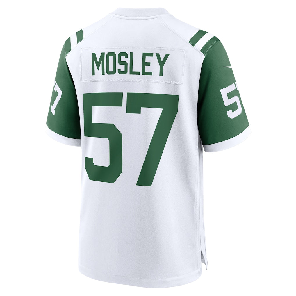 Tocy NY.Jets #57 C.J. Mosley White Classic Alternate Game Jersey
