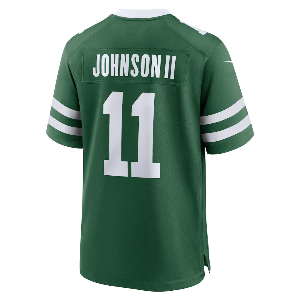 Tocy NY.Jets #11 Jermaine Johnson II Legacy Green Game Jersey