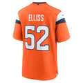 Tocy D.Broncos #52 Jonah Elliss Orange Team Game Jersey