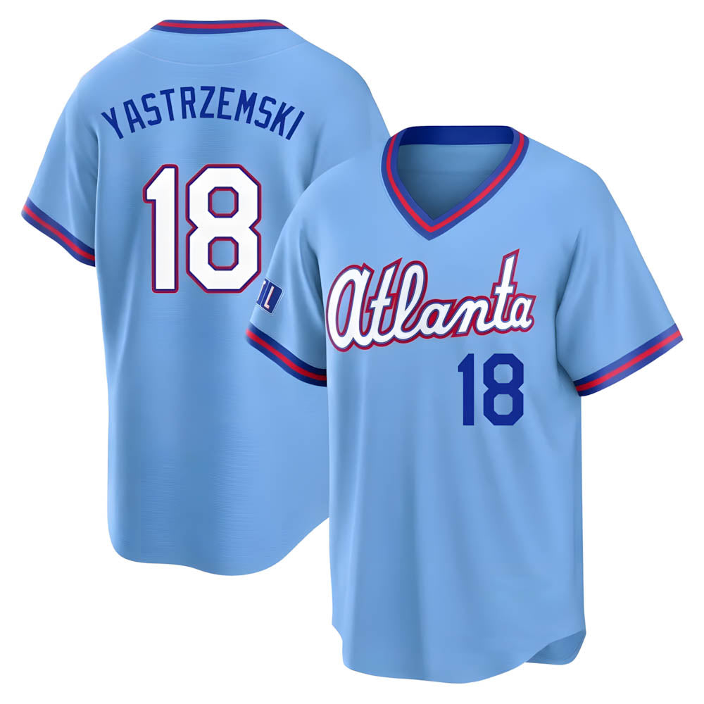 tocy A.Braves #18 Mike Yastrzemski player Blue Limited Powder 2026 City Connect Stadium Stitched Jerseys