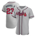 tocy A.Braves #23 Michael Harris II player Gray Authentic Road Stitched Jerseys