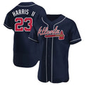 tocy A.Braves #23 Michael Harris II player Navy Authentic Alternate Stitched Jerseys