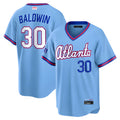 tocy A.Braves #30 Drake Baldwin player Blue 2026 City Connect Stadium Stitched Jerseys