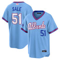 tocy A.Braves #51 Chris Sale Player Powder Blue 2026 City Connect T shirt Stitched Jerseys