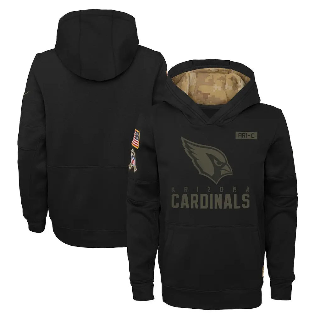 tocy A.Cardinals Black Salute to Service Pullover Hoodies Blank Player Stitched Jerseys