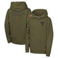 tocy A.Cardinals Olive 2025 Salute to Service Fleece Hoodie Blank Player Stitched Jerseys