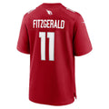 tocy A.Cardinals #11 Larry Fitzgerald Cardinal Team Retired Game Jersey