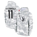tocy A.Cardinals #11 Larry Fitzgerald Player Arctic Camo Salute to Service Limited Hoodie Stitched Jerseys