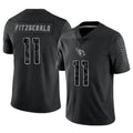 tocy A.Cardinals #11 Larry Fitzgerald Player Black RFLCTV Limited Stitched Jerseys
