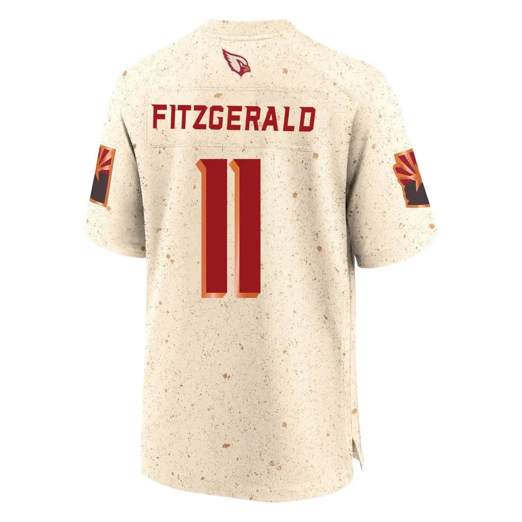 tocy A.Cardinals #11 Larry Fitzgerald Player Cream Rivalries Collection Game Stitched Jerseys
