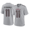 tocy A.Cardinals #11 Larry Fitzgerald Player Gray Fashion Home Game Stitched Jerseys