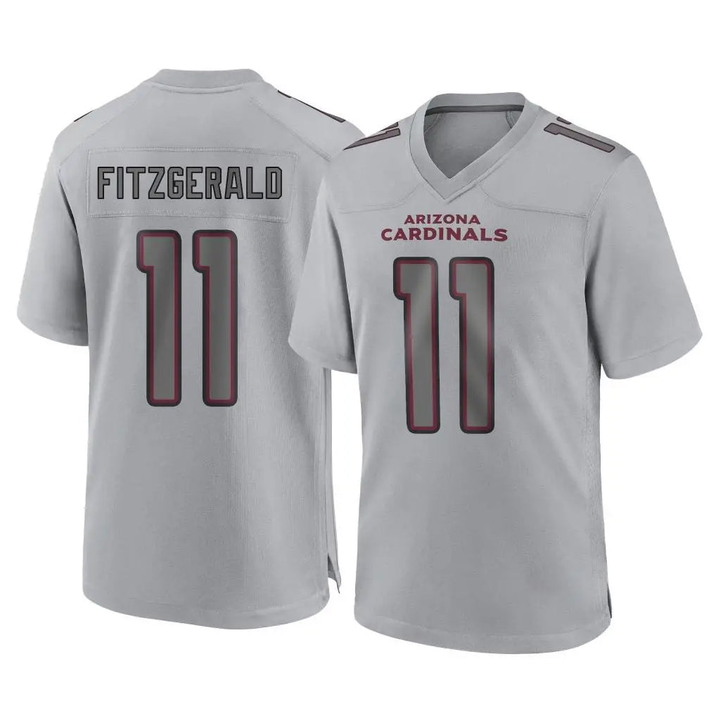 tocy A.Cardinals #11 Larry Fitzgerald Player Gray Fashion Home Game Stitched Jerseys