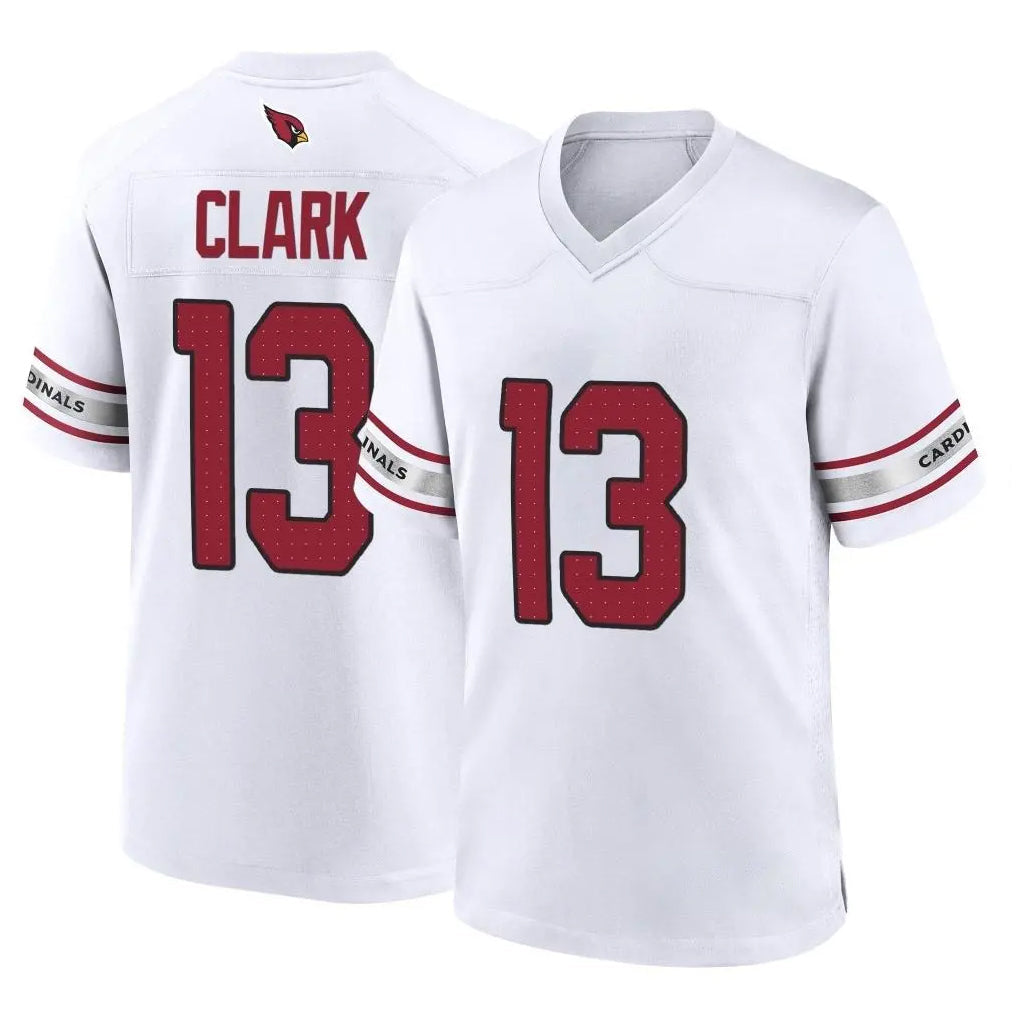 tocy A.Cardinals #13 Kei'Trel Clark Player White Home Game Stitched Jerseys