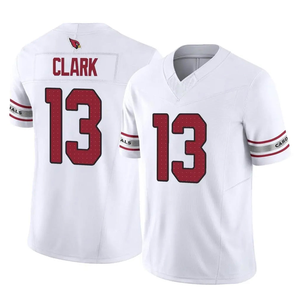 tocy A.Cardinals #13 Kei'Trel Clark Player White Vapor F.U.S.E. Limited Home Game Stitched Jerseys