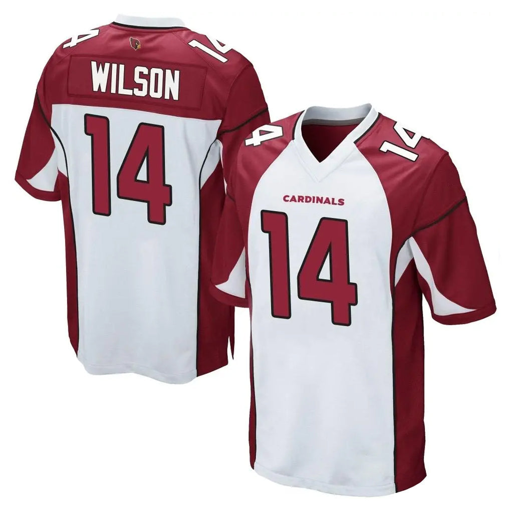 tocy A.Cardinals #14 Michael Wilson Player White Cardinal Home Game Stitched Jerseys