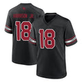 tocy A.Cardinals #18 Marvin Harrison Jr. Player Black Alternate Game Stitched Jerseys