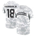 tocy A.Cardinals #18 Marvin Harrison Jr. Player Salute to Service Hoodies & T-Shirts Stitched Jerseys