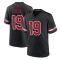tocy A.Cardinals #19 Carson Beck Player Black Alternate Game Stitched Jerseys