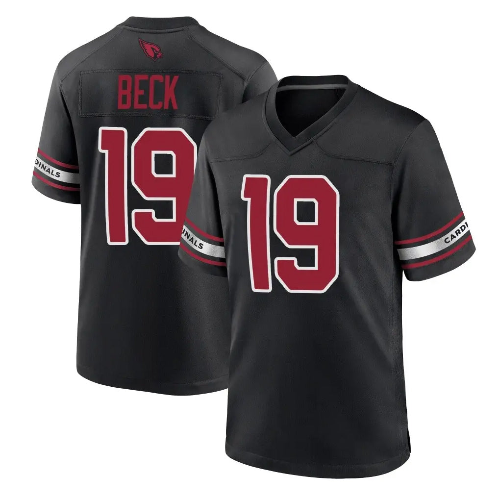 tocy A.Cardinals #19 Carson Beck Player Black Alternate Game Stitched Jerseys