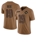 tocy A.Cardinals #19 Carson Beck Player Brown Limited Salute To Service Game Stitched Jerseys