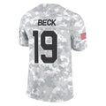 tocy A.Cardinals #19 Carson Beck Player Camo Salute to Service Limited Home Stitched Jerseys