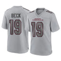 tocy A.Cardinals #19 Carson Beck Player Gray Fashion Home Game Stitched Jerseys