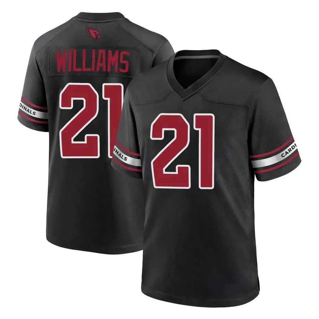 tocy A.Cardinals #21 Garrett Williams Player Black Alternate Game Stitched Jerseys