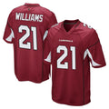 tocy A.Cardinals #21 Garrett Williams Player Cardinal Home Game Stitched Jerseys